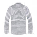 Light Striped Single Pocket Men's Long Sleeved Shirt